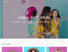 Tablet Screenshot of coralreefswim.com